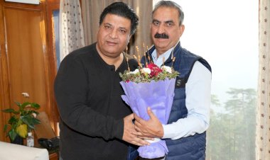 नवनिर्वाचित विधायक राकेश कालिया ने मुख्यमंत्री से भेंट की