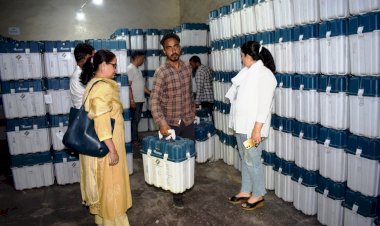 ई.वी.एम. तथा वी.वी.पैट. मशीनों की प्रथम स्तरीय जांच आयोजित