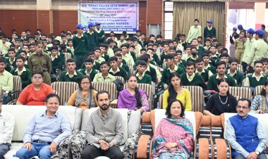अंतर्राष्ट्रीय नशा निषेध दिवस पर छोटा शिमला स्कूल में आयोजित किया विशेष कार्यक्रम