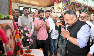 ठाकुर राम लाल ने रखी प्रदेश के विकास की मजबूत नींव - रोहित ठाकुर