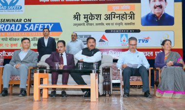 प्रदेश सरकार बेहतर सड़क सुरक्षा सुनिश्चित करने के लिए उठा रही पुख्ता कदम - मुकेश अग्निहोत्री