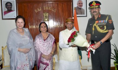 जीओसी-इन-सी आरट्रैक ने राज्यपाल से भेंट की