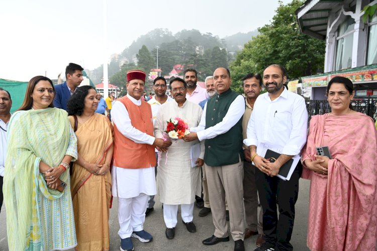 मुख्यमंत्री द्वारा नीति आयोग की बैठक का बहिष्कार हिमाचल के हितों से खिलवाड़ : जयराम ठाकुर