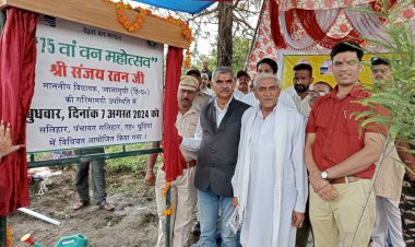 ज्वालामुखी के सलिहार में हुआ 75वें वन महोत्सव का आगाज