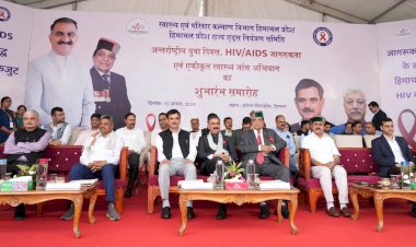 मुख्यमंत्री ने एचआईवी जागरूकता अभियान का किया शुभारम्भ