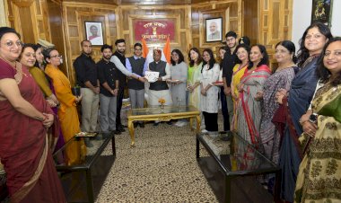 विभिन्न संगठनों ने राज्यपाल के साथ मनाया रक्षा बंधन