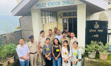 विद्यार्थी परिषद ने मनाई पुलिस प्रशासन के साथ रक्षा बंधन  : अ.भा. वि. प.