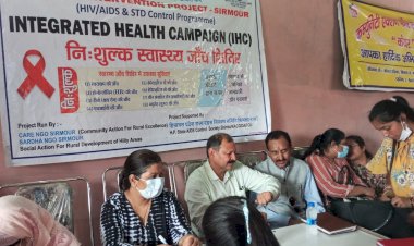 टारगेटिड इन्टरवेशन परियोजना कालाअम्ब द्वारा  मुफ्त स्वास्थ्य जांच शिविर का आयोजन