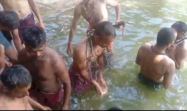 श्री कृष्णजन्माष्टमी अवसर पर पावन श्री रेणुकाजी झील में आस्था की डुबकी, क्षेत्र में गुग्गा नवमी को लेकर झील में छड़ियों का स्नान,