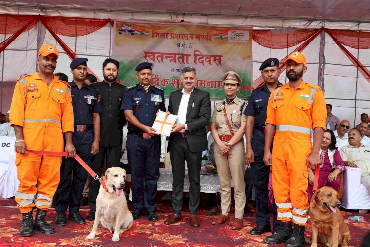 उत्कृष्ट सेवाओं के लिए सम्मानित किया अधिकारी, कर्मचारी व स्वयंसेवी