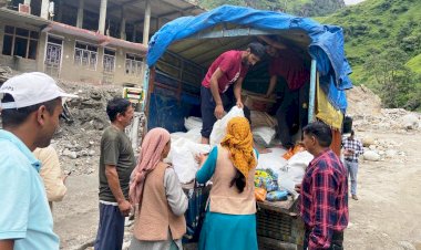 समेज के आपदा प्रभावित परिवारों को पीडीएस के तहत उपलब्ध करवाया दूसरे माह का मुफ्त राशन