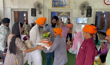 दशमेश रोटी बैंक की सेवा मुहिम जारी, 58 जरूरतमंद परिवारों को बांटा निःशुल्क राशन