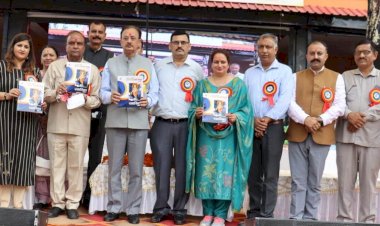 उद्योग मंत्री हर्षवर्धन चौहान ने किया राज्य स्तरीय वामन द्वादशी सराहां मेले का समापन।