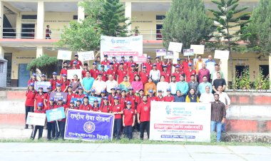 पॉवर ग्रिड कॉरपोरेशन ने डिडवीं टिक्कर में दिया स्वच्छता का संदेश