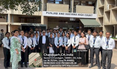 कॉलेज ऑफ लॉ काला-अंब के छात्रों ने पंजाब और हरियाणा उच्च न्यायालय का दौरा किया