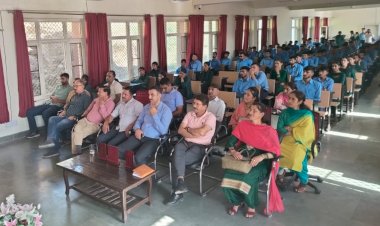 राजगढ़ में जन- जागरूकता अभियान "समर्थ 2024" के अंतर्गत "सुरक्षित भवन निर्माण" विषय पर एक कार्यशाला का आयोजन