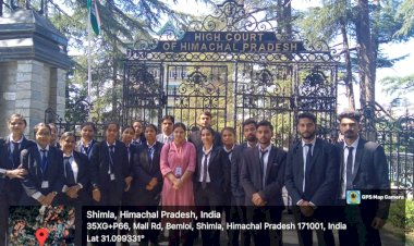 कॉलेज ऑफ लॉ, काला-अंब के छात्रों ने हिमाचल प्रदेश उच्च न्यायालय का दौरा किया