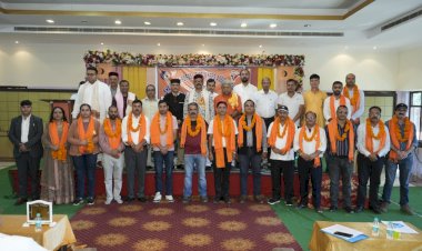 सोलन मंडल के अधिवेशन में सर्कल सचिव चुने गए राजीव शर्मा..