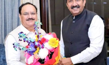 उप-मुख्यमंत्री ने केंद्रीय स्वास्थ्य मंत्री से भेंट की