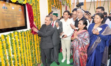 मुख्यमंत्री ने आईजीएमसी शिमला में तृतीयक कैंसर अस्पताल भवन का शुभारंभ किया