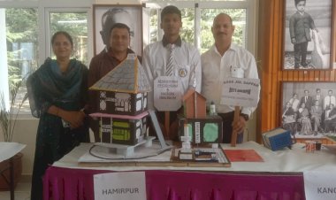 सुरक्षित भवन निर्माण मॉडल प्रतियोगिता में जोल सप्पड़ स्कूल का उम्दा प्रदर्शन