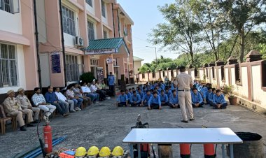 आईटीआई भोरंज में की मॉक ड्रिल, बचाव के उपायों की भी दी जानकारी