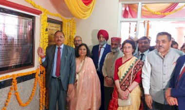 सुप्रीम कोर्ट के न्यायाधीश न्यायमूर्ति सूर्यकांत ने किया न्यायिक परिसर अंब का लोकार्पण