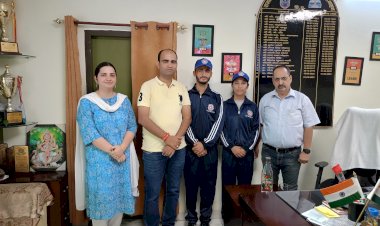 राष्ट्रीय इंट्रीगेशन कैम्प में नाहन महाविद्यालय से हिमांशु व समीक्षा का चयन