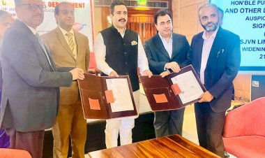 एसजेवीएनएल और पीडब्ल्यूडी के बीच सड़कों के विस्तारीकरण के लिए एमओयू हस्ताक्षरित