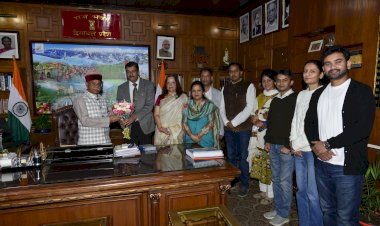 जिओग्राफिकल सोसायटी ऑफ हिमाचल प्रदेश ने राज्यपाल से भेंट की