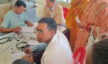 कढियार में विधायक कैप्टन रणजीत सिंह ने किया स्वास्थ्य जांच शिविर का शुभारंभ