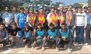 खेल खेलो नशा छोड़ो थीम के साथ क्रिकेट प्रतियोगिता, प्रतियोगिता में 64 टीमें ले रही है हिस्सा,