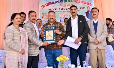 शिक्षा मंत्री ने खंड स्तरीय बाल मेला में की शिरकत