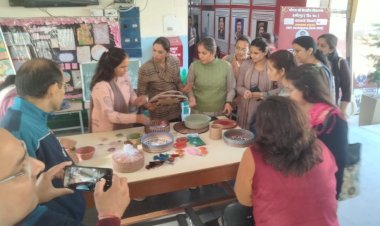 केंद्रीय विद्यालय हमीरपुर एकदिवसीय हस्तशिल्प कार्यशाला का आयोजन