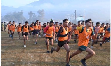 अग्निवीर भर्ती रैली में आज 636 युवाओं ने लिया भाग