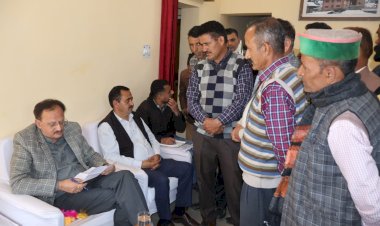 उद्योग मंत्री हर्षवर्धन चौहान ने कफोटा में सुनी जनसमस्याएं