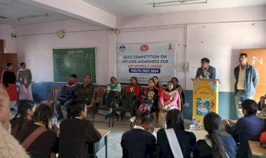 एच. आई. वी. एड्स पर जिला स्तरीय प्रश्नोत्तरी प्रतियोगिता