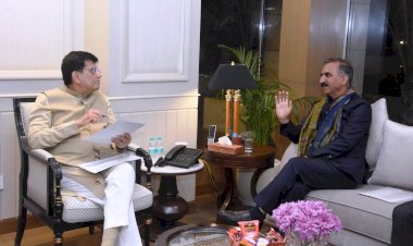 मुख्यमंत्री ने केंद्रीय वाणिज्य एवं उद्योग मंत्री पीयूष गोयल से की भेंट जम्मू-कश्मीर और पूर्वोत्तर राज्यों की तर्ज पर विशेष औद्योगिक पैकेज की मांग