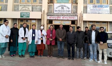 क्षेत्रीय अस्पताल केलांग का कायाकल्प योजना के तहत किया गया निरीक्षण - राज कुमार