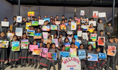 केंद्रीय विद्यालय हमीरपुर में चित्रकला कार्यशाला का आयोजन