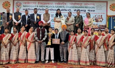 संभागीय प्रतियोगिता में जेएनवी नाहन बना सिरमौर   रूपनगर.पंजाब में हासिल किया प्रथम स्थान