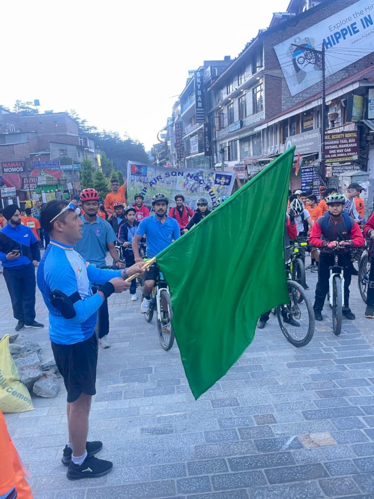 1 एचपी एयर स्क्वाड्रन एनसीसी कुल्लू यूनिट ने बहुमुखी पहलों से शानदार प्रदर्शन किया