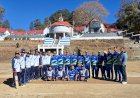 चेयरमैन इलेवन की टीम ने एम डी  इलेवन की टीम को 6 विकेट से पराजित किया