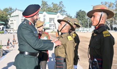 14 गोरखा प्रशिक्षण केंद्र सुबाथू से चौथे बैच के 307 अग्निवीर पास आउट