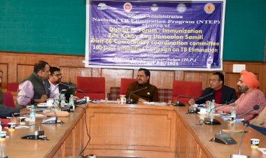 ज़िला को क्षय रोग मुक्त बनाने के लिए सभी की भागीदारी आवश्यक - मनमोहन शर्मा