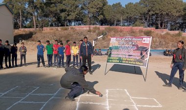 केंद्रीय विद्यालय हमीरपुर में पारंपरिक खेल गतिविधियों का आयोजन