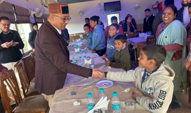 नाहन में विधायक अजय सौलंकी ने पच्छाद के आदर्श बाल निकेतन के अनाथ बच्चों से हुए रूबरू