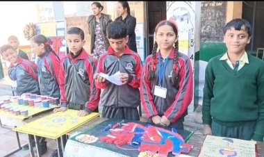 राष्ट्रीय अविष्कार अभियान के तहत प्रदर्शनी आयोजित, कैंट स्कूल में विज्ञान और गणित विषय की प्रदर्शनी