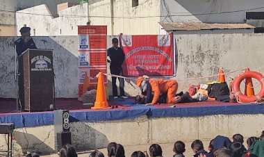 आपदा प्रबंधन पर स्कूल सुरक्षा प्रशिक्षण कार्यक्रम आयोजित, जखेडा स्कूल के बच्चों ने आपदा परिस्थितियों से निपटने के सीखे गुरू