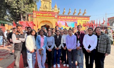 हिमालयन इंस्टीट्यूट ऑफ मैनेजमेंटनेट के छात्रों ने किया कुरूक्षेत्र में गीता महोत्सव का आध्यात्मिक भ्रमण